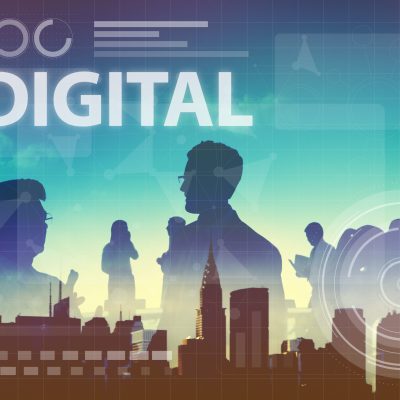 Computer Network Digital Connection Technology Concept